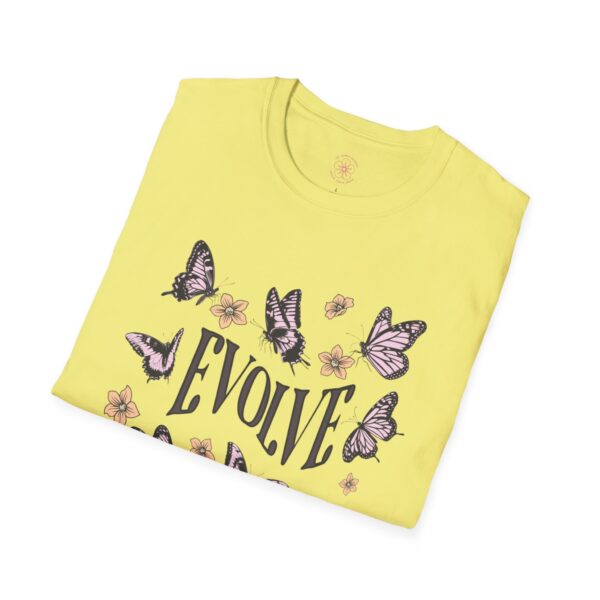 Evolve Butterfly Graphic Softstyle T-Shirt - Inspirational Tee for Nature Lovers - Image 24