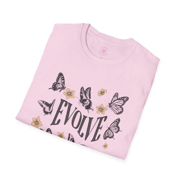 Evolve Butterfly Graphic Softstyle T-Shirt - Inspirational Tee for Nature Lovers - Image 20