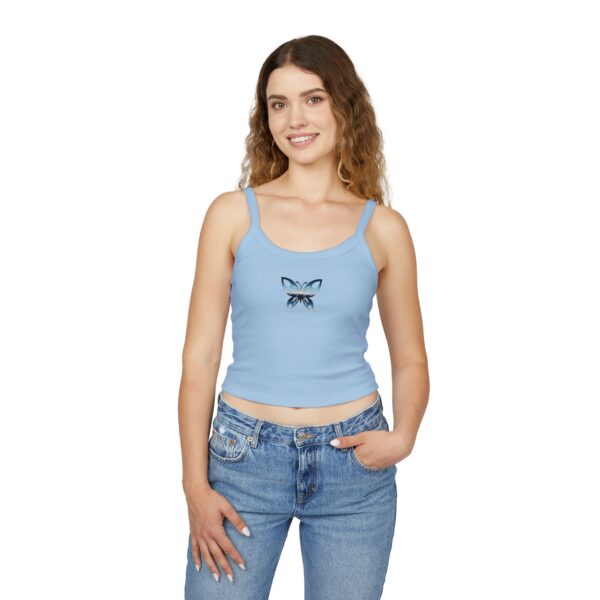 Evolve Butterfly Women's Spaghetti Strap Tank Top - Trendy Summer Wear - Image 7