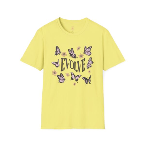 Evolve Butterfly Graphic Softstyle T-Shirt - Inspirational Tee for Nature Lovers - Image 21