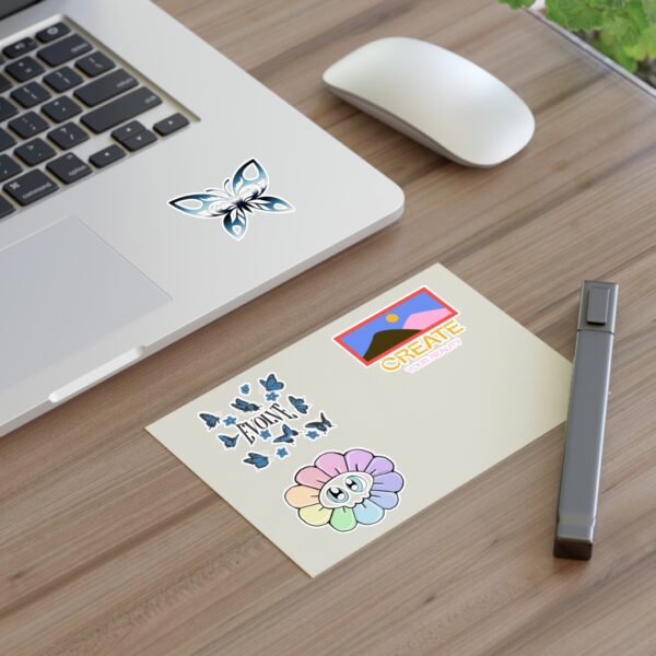 Evolve Butterfly Sticker Sheets - Inspirational Decor for Journals & Laptops - Image 3