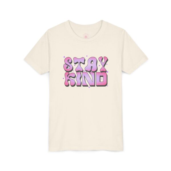Stay Kind Youth Short Sleeve Tee - Positive Vibes T-Shirt for Kids - Image 11