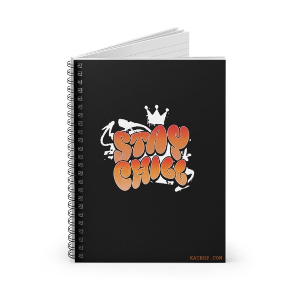 Stay Chill Spiral Notebook - Ruled Line, Perfect for Creative Minds & Everyday Use - Image 2