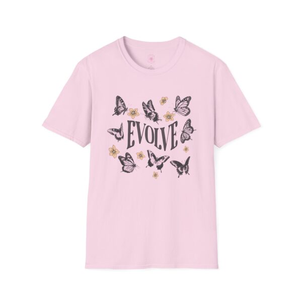 Evolve Butterfly Graphic Softstyle T-Shirt - Inspirational Tee for Nature Lovers - Image 17