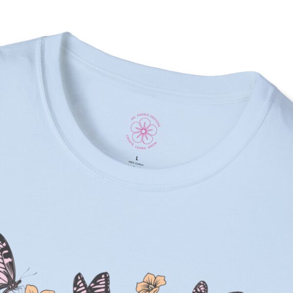 Evolve Butterfly Graphic Softstyle T-Shirt - Inspirational Tee for Nature Lovers - Image 15