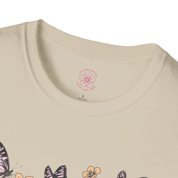 Evolve Butterfly Graphic Softstyle T-Shirt - Inspirational Tee for Nature Lovers - Image 11