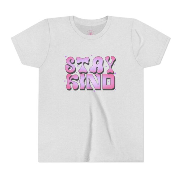 Stay Kind Youth Short Sleeve Tee - Positive Vibes T-Shirt for Kids - Image 5