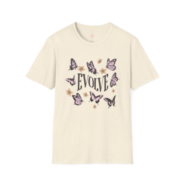 Evolve Butterfly Graphic Softstyle T-Shirt - Inspirational Tee for Nature Lovers