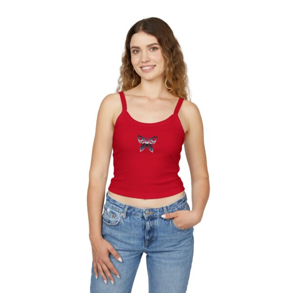 Evolve Butterfly Women's Spaghetti Strap Tank Top - Trendy Summer Wear - Image 11