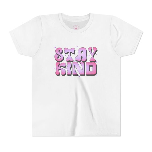 Stay Kind Youth Short Sleeve Tee - Positive Vibes T-Shirt for Kids